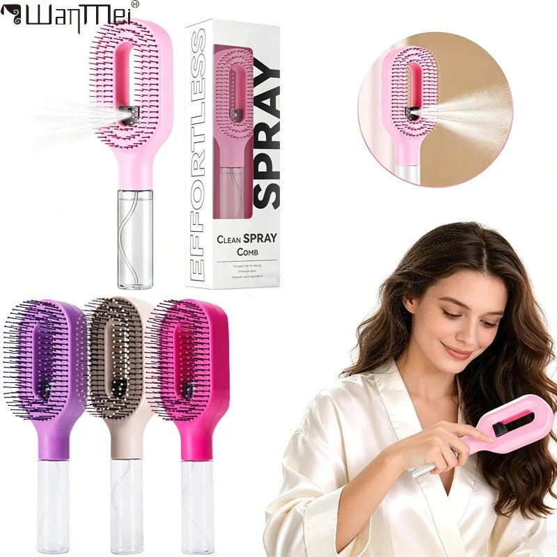 2-in-1 Detangling Spray Brush