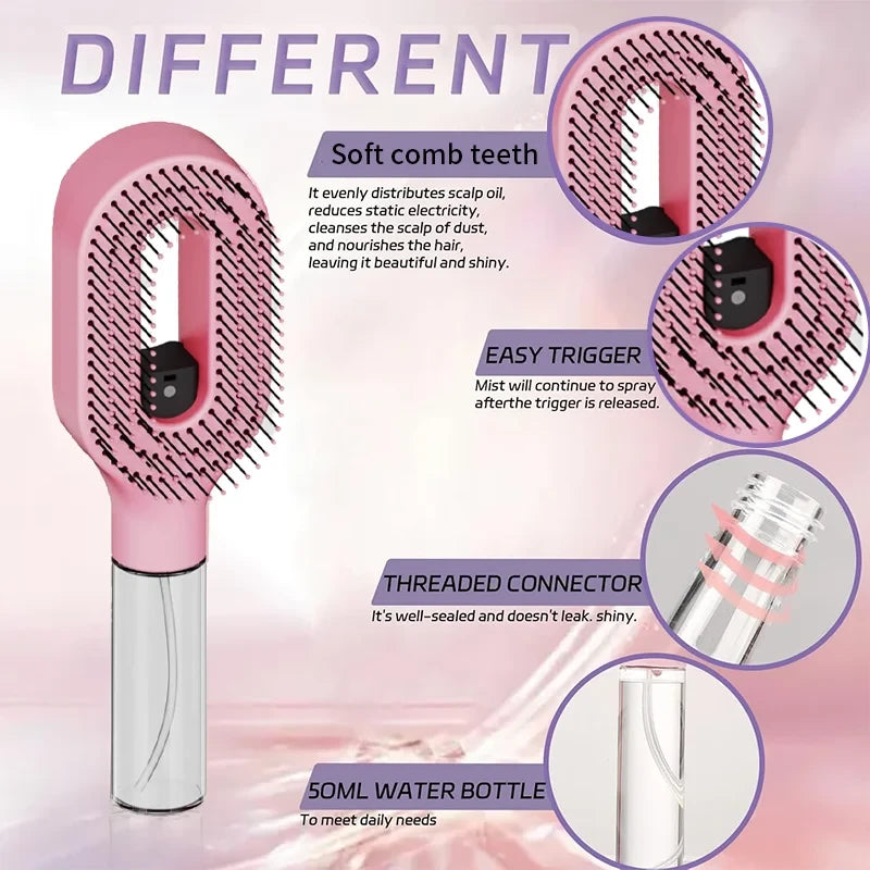 2-in-1 Detangling Spray Brush