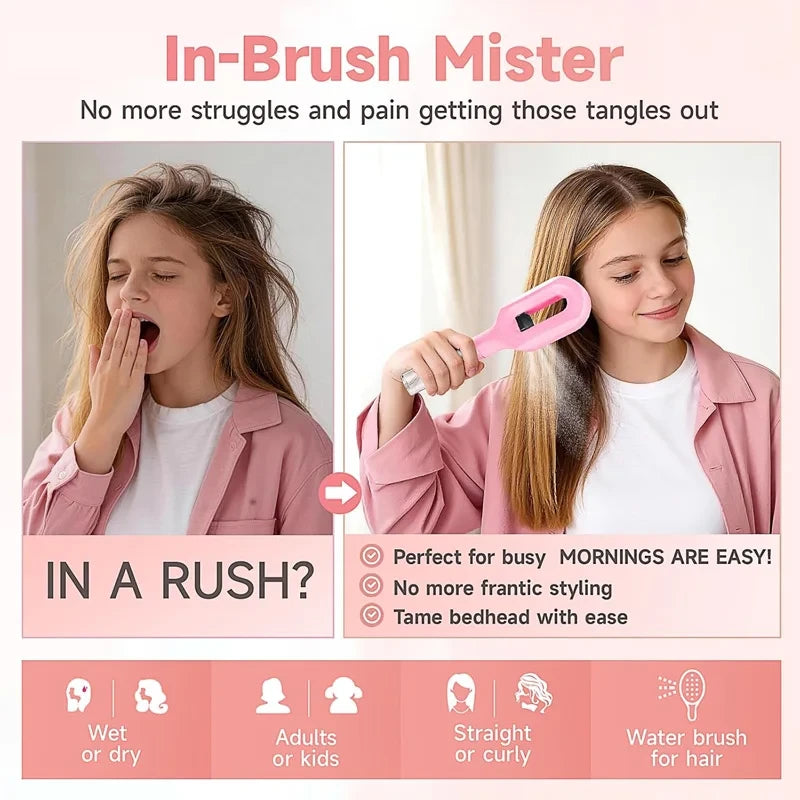 2-in-1 Detangling Spray Brush